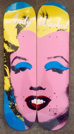 Warhol Marilyn Skateboard Decks:: zweiteiliges Set (Marilyn Diptychon)