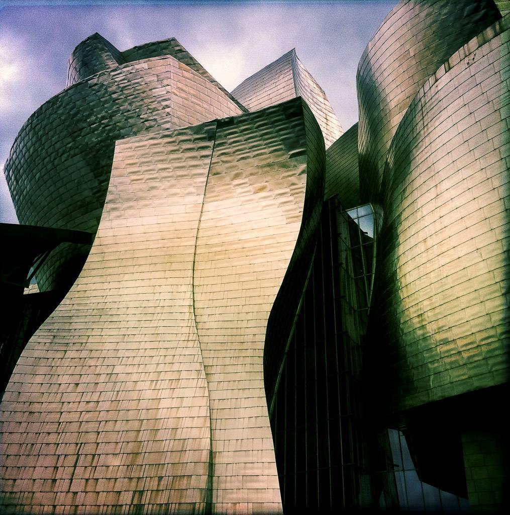 Robert Herman Landscape Photograph - Bilbao Spain Guggenheim Museum photograph 