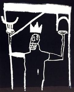 Jean-Michel Basquiat lithographic poster (Enrico Navarra Paris)