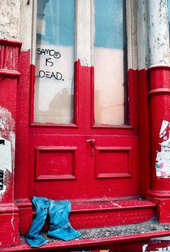 Retro SAMO IS DEAD Rare Basquiat Photo 1981 (Basquiat street art) 