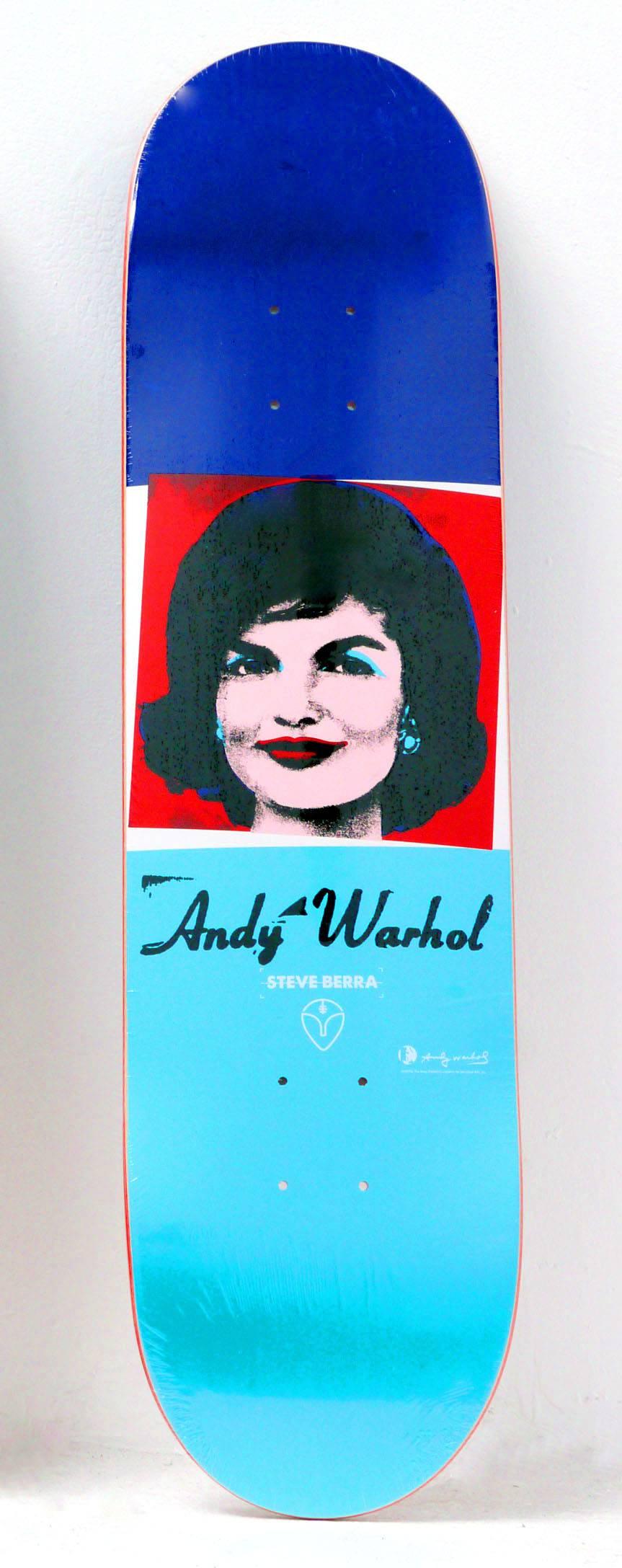 Andy Warhol Jackie Skateboard Deck (Warhol skateboard)  - Art by (after) Andy Warhol