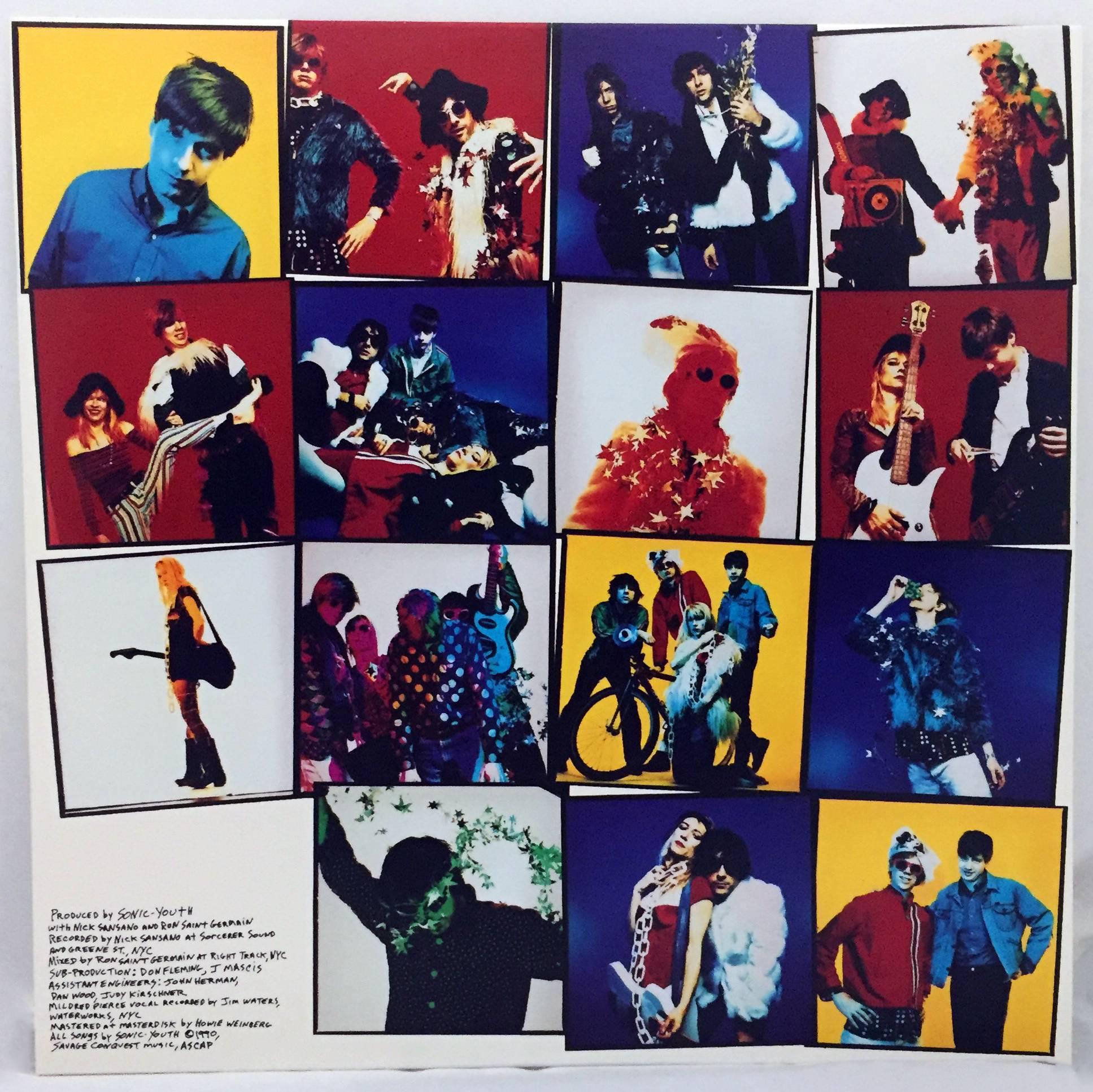 Rare Original Raymond Pettibon record art, Sonic Youth Goo, 1st Pressing 1