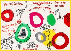 Keith Haring Tony Shafrazi Exhibit Poster