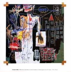 Basquiat announcement card/poster (Tony Shafrazi Gallery)