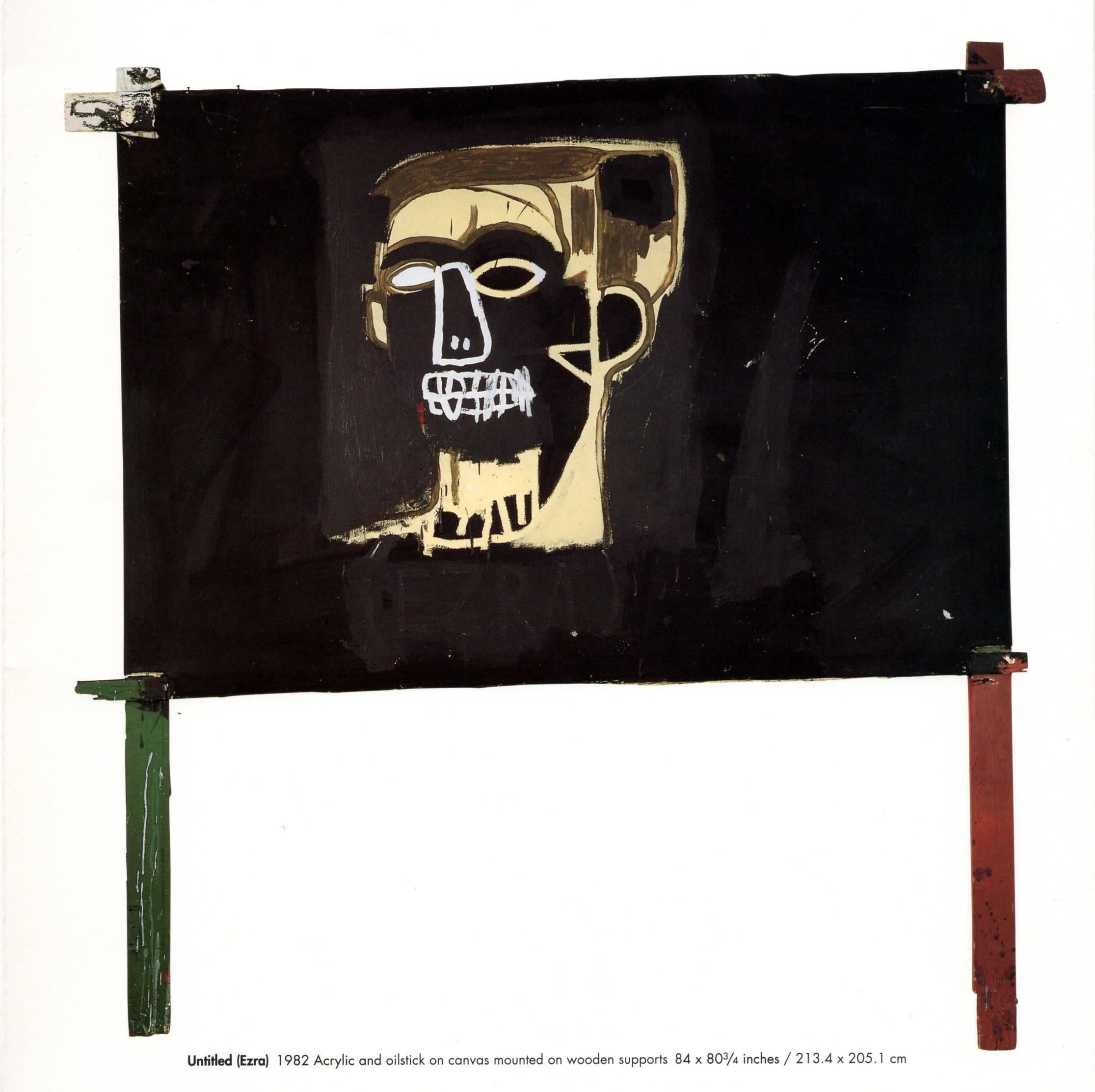 Basquiat announcement card/poster (Tony Shafrazi Gallery) 8