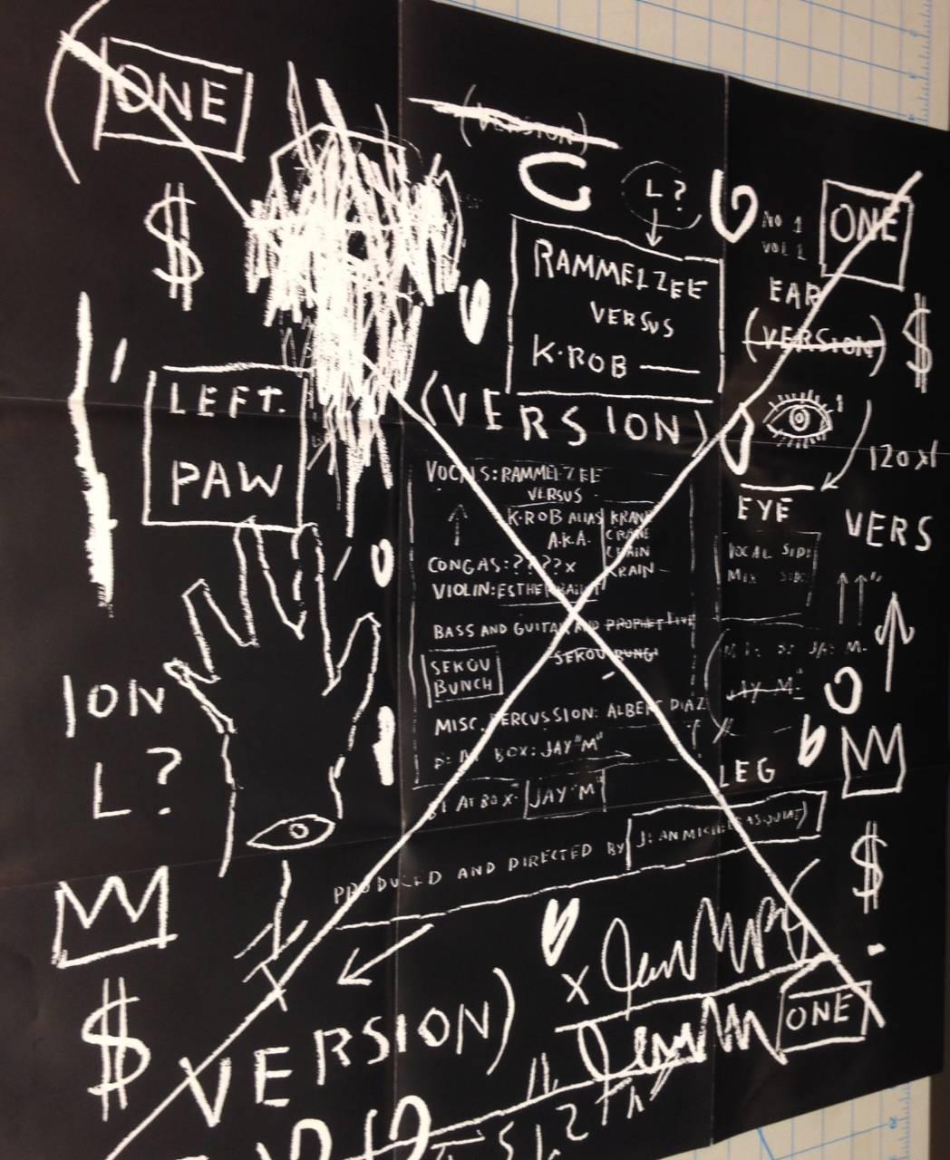 Basquiat Beat Bop record art and poster  1