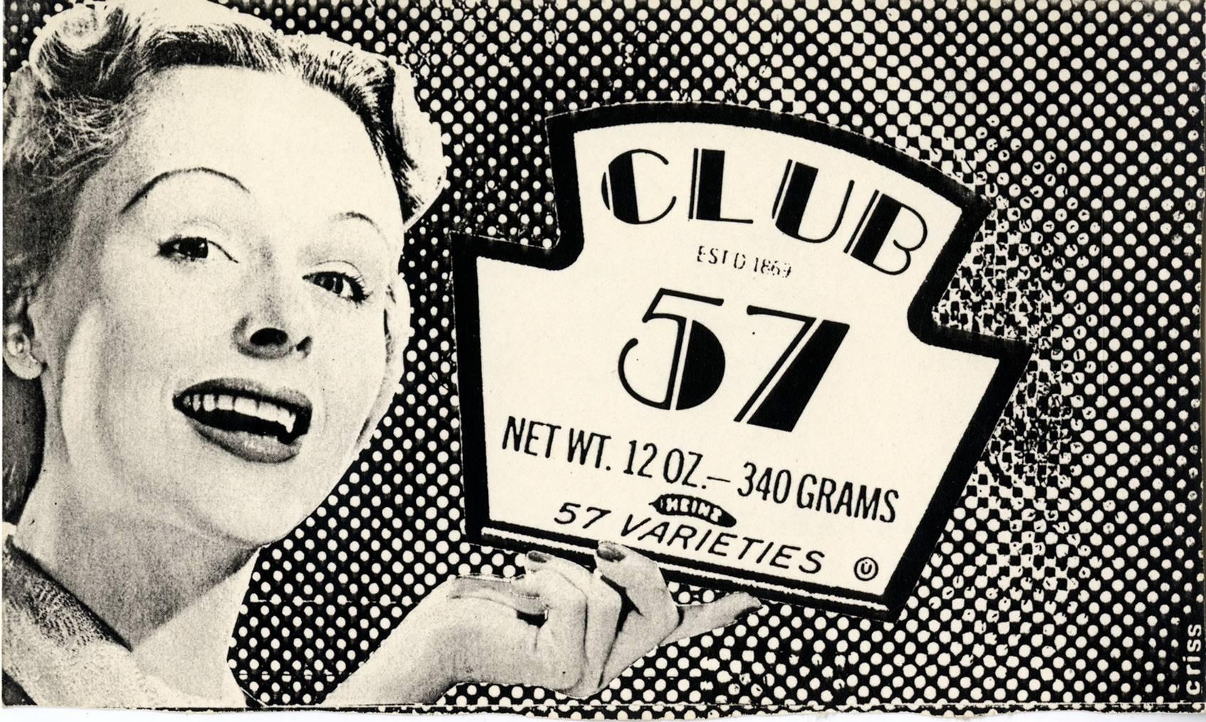 Original Club 57 flyer NY (Keith Haring Kenny Scharf related) - Photograph by Unknown