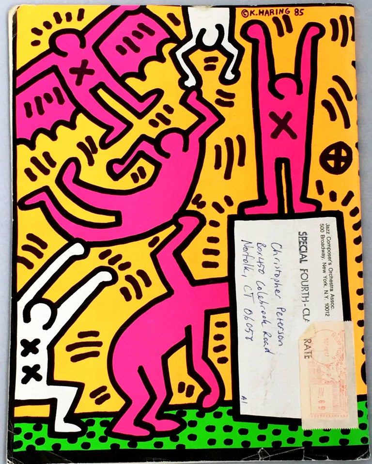 Keith Haring Rare original Keith Haring cover art For Sale at 1stDibs