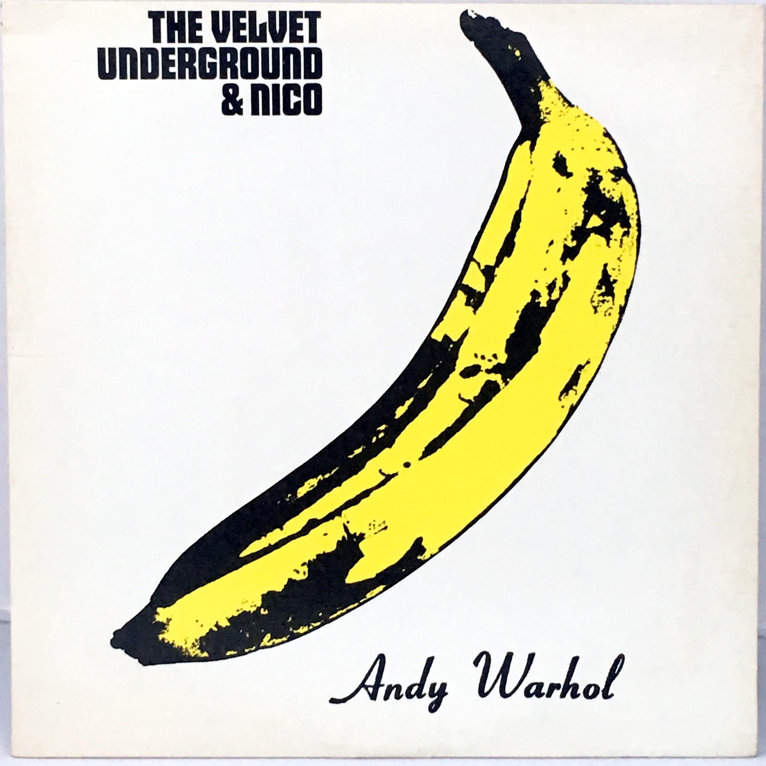 Warhol Banana Cover: Nico & The Velvet Underground Vinyl Record - Art by Andy Warhol