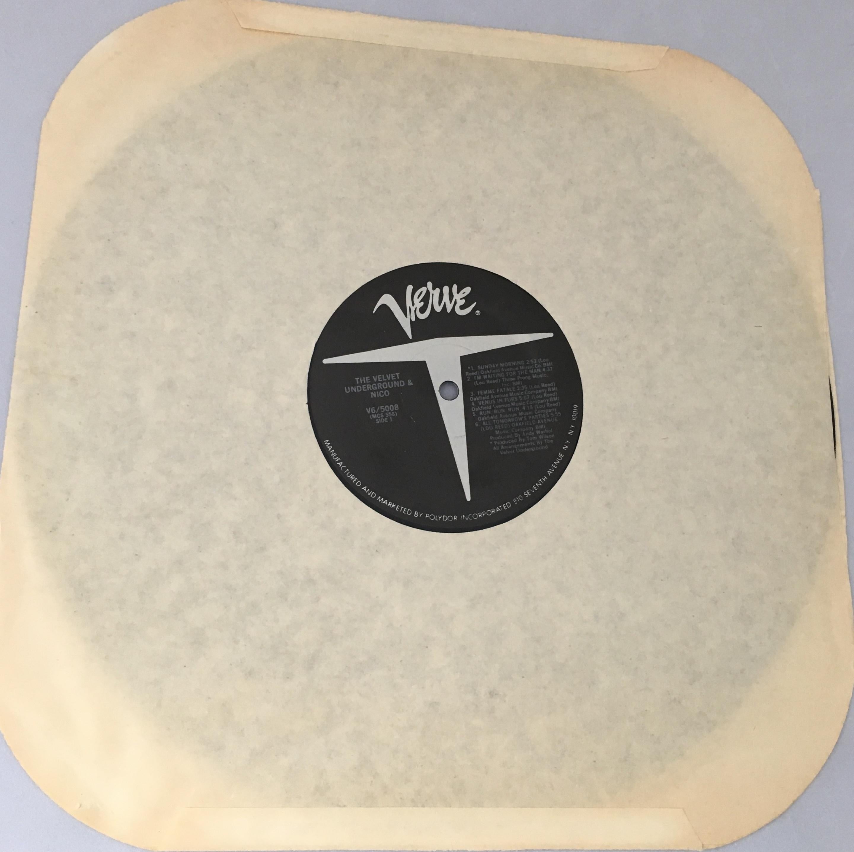 Warhol Banana Cover: Nico & The Velvet Underground Vinyl Record 1