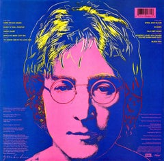 Andy Warhol John Lennon Vinyl Record Art