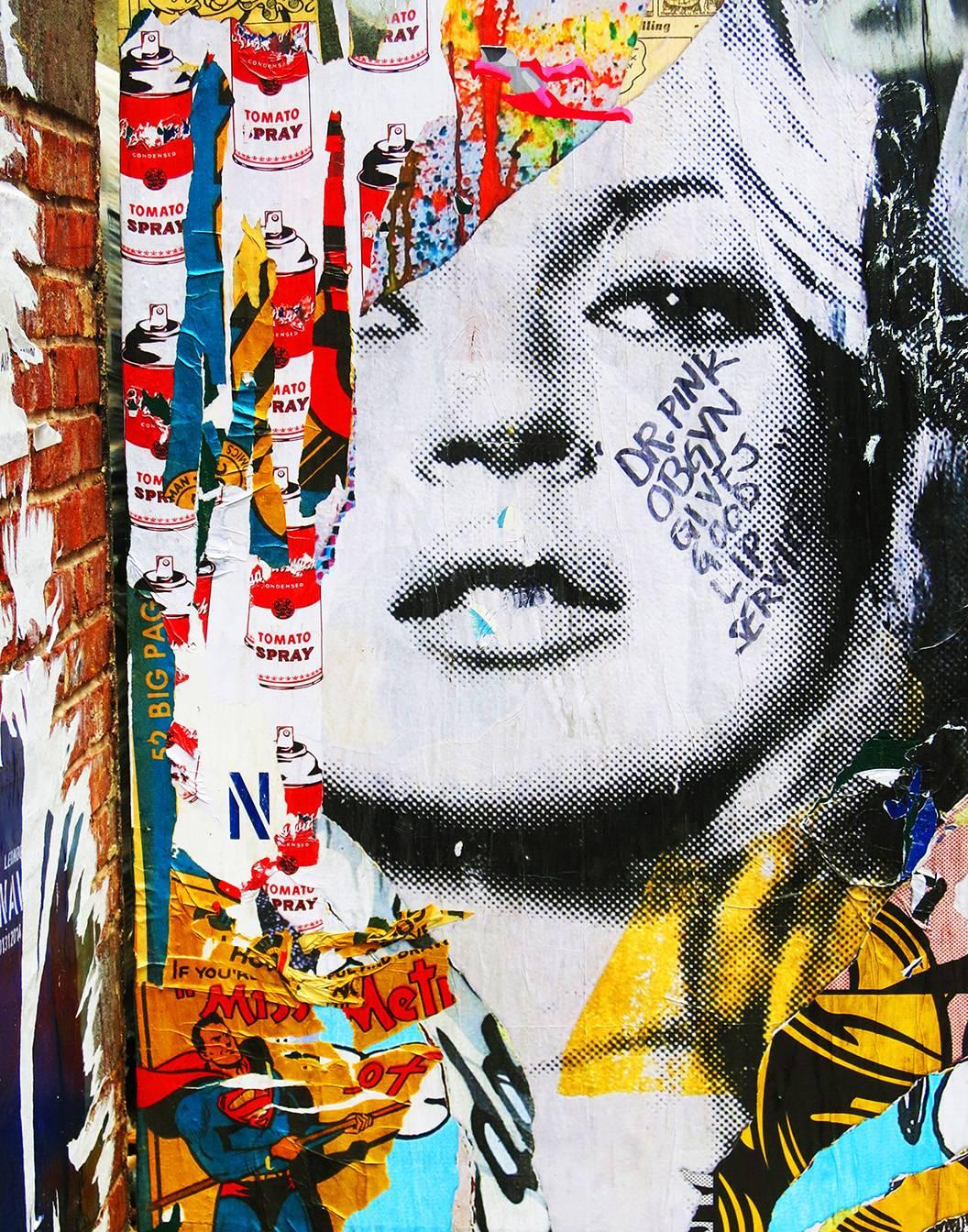 Fernando Natalici Color Photograph - Kate Moss Street Art Photograph New York 