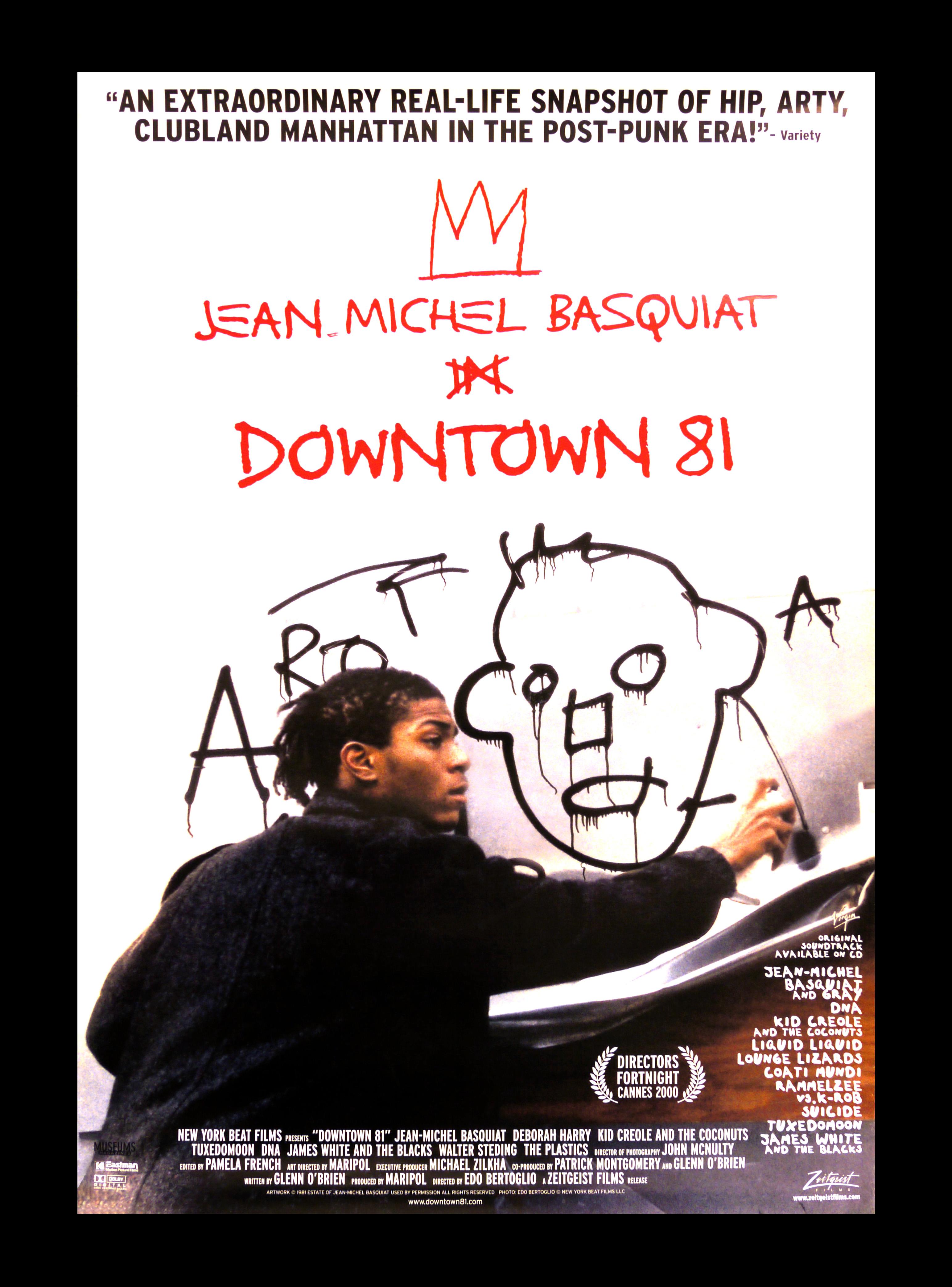 after Jean-Michel Basquiat Figurative Print - Basquiat Downtown 81 film poster 