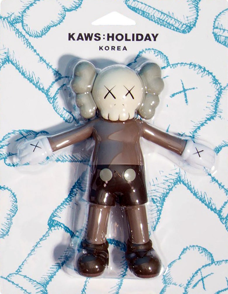 KAWS - KAWS SMALL LIE Brown (brown KAWS Companion) For Sale at 1stDibs