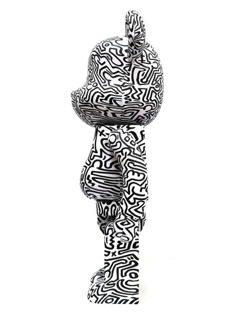 (after) Keith Haring Figurative Print - Keith Haring Bearbrick 1000% Companion (Keith Haring BE@RBRICK)