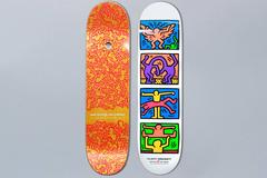 Haring Triple Image Skate Deck