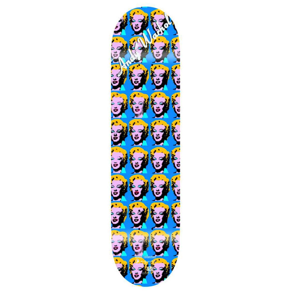 Rare Out of Print Andy Warhol Marilyn Skate Deck: New in its original packaging. One of the more sought after Warhol decks of all.

This work originated circa 2009 as a result of the collaboration between Alien Workshop and the Andy Warhol