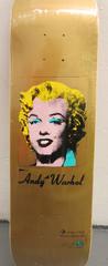 Andy Warhol Gold Marilyn Skate Deck Rare