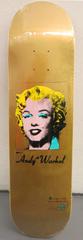Andy Warhol Gold Marilyn Skate Deck Rare