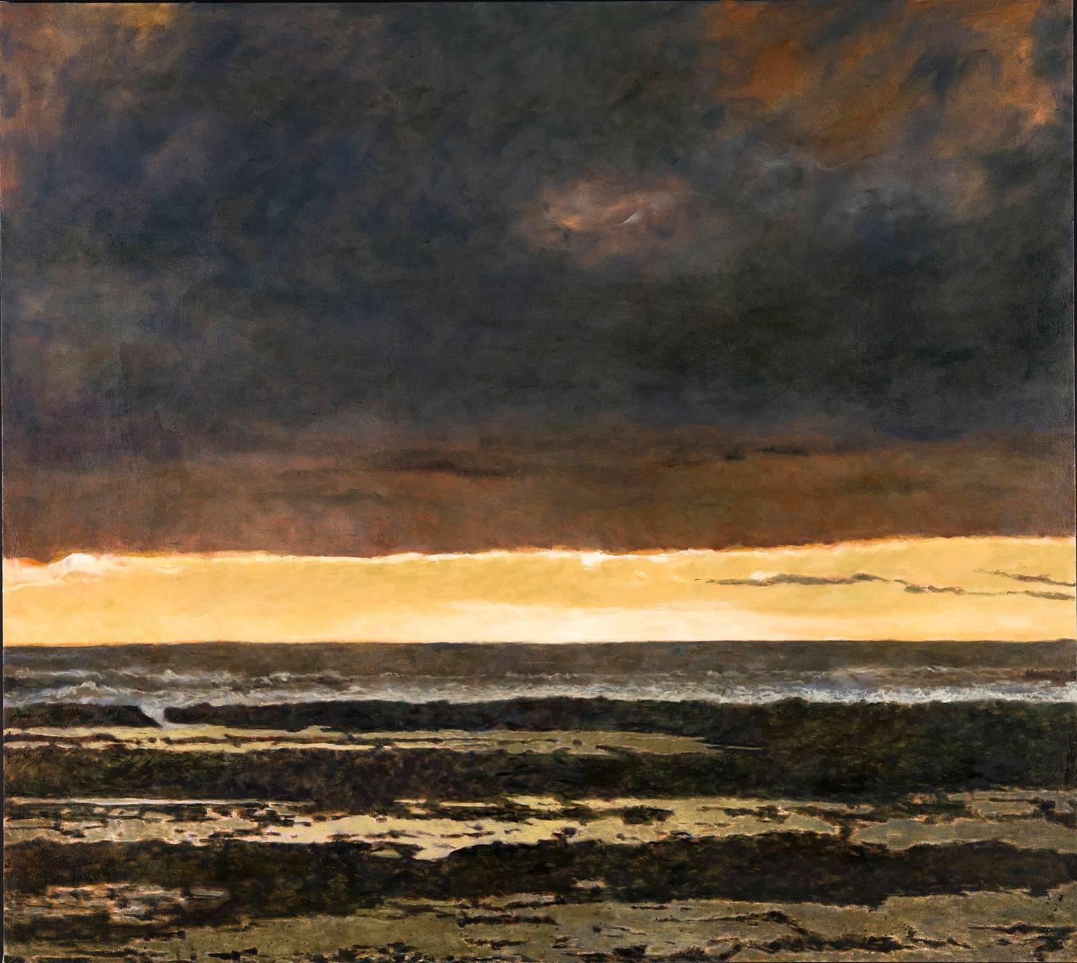 Kristen Garneau Landscape Painting - Low Tide