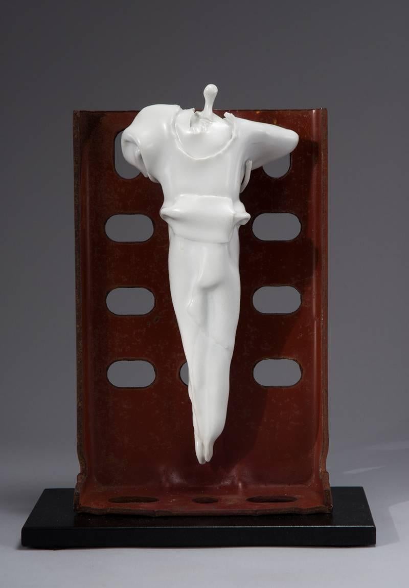 Nancy Legge Figurative Sculpture - Margaux (French, Pearl)