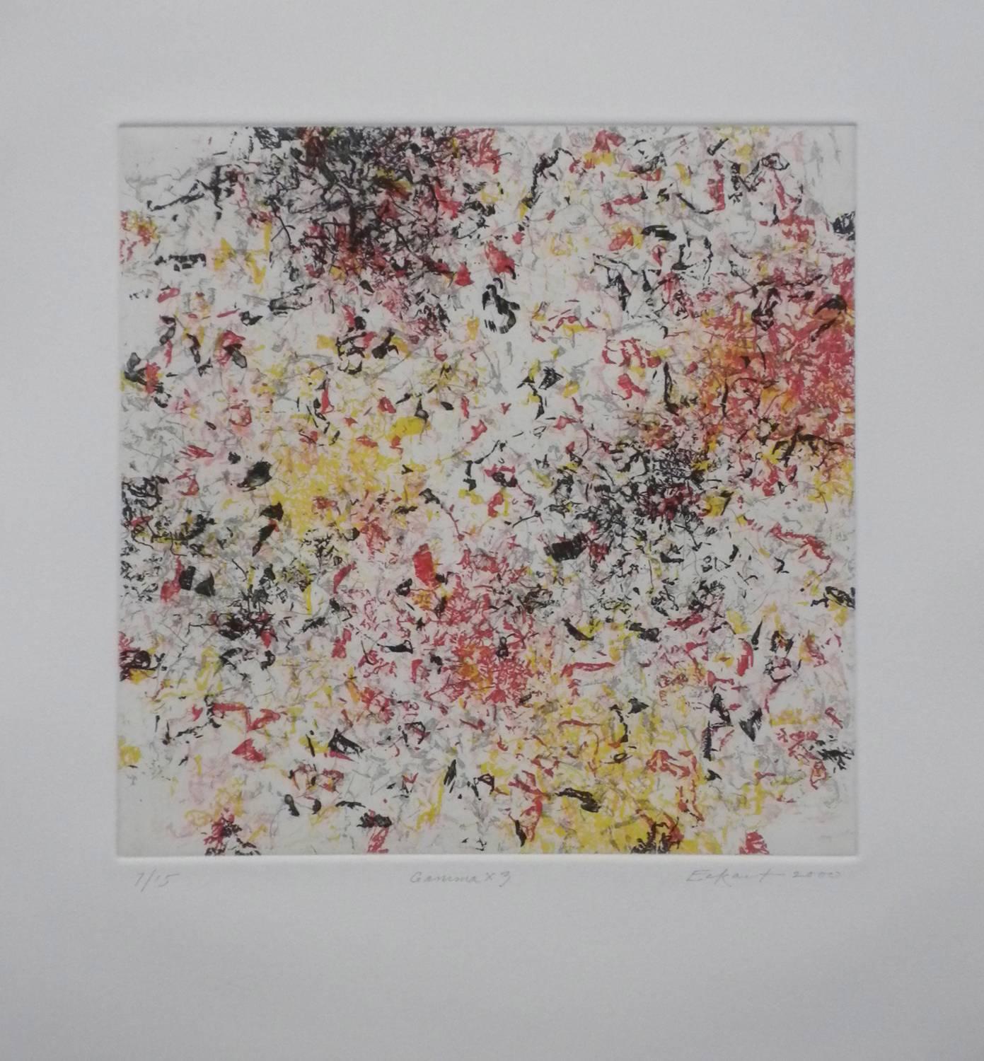 Charles Eckart Abstract Print - Gamma x 3