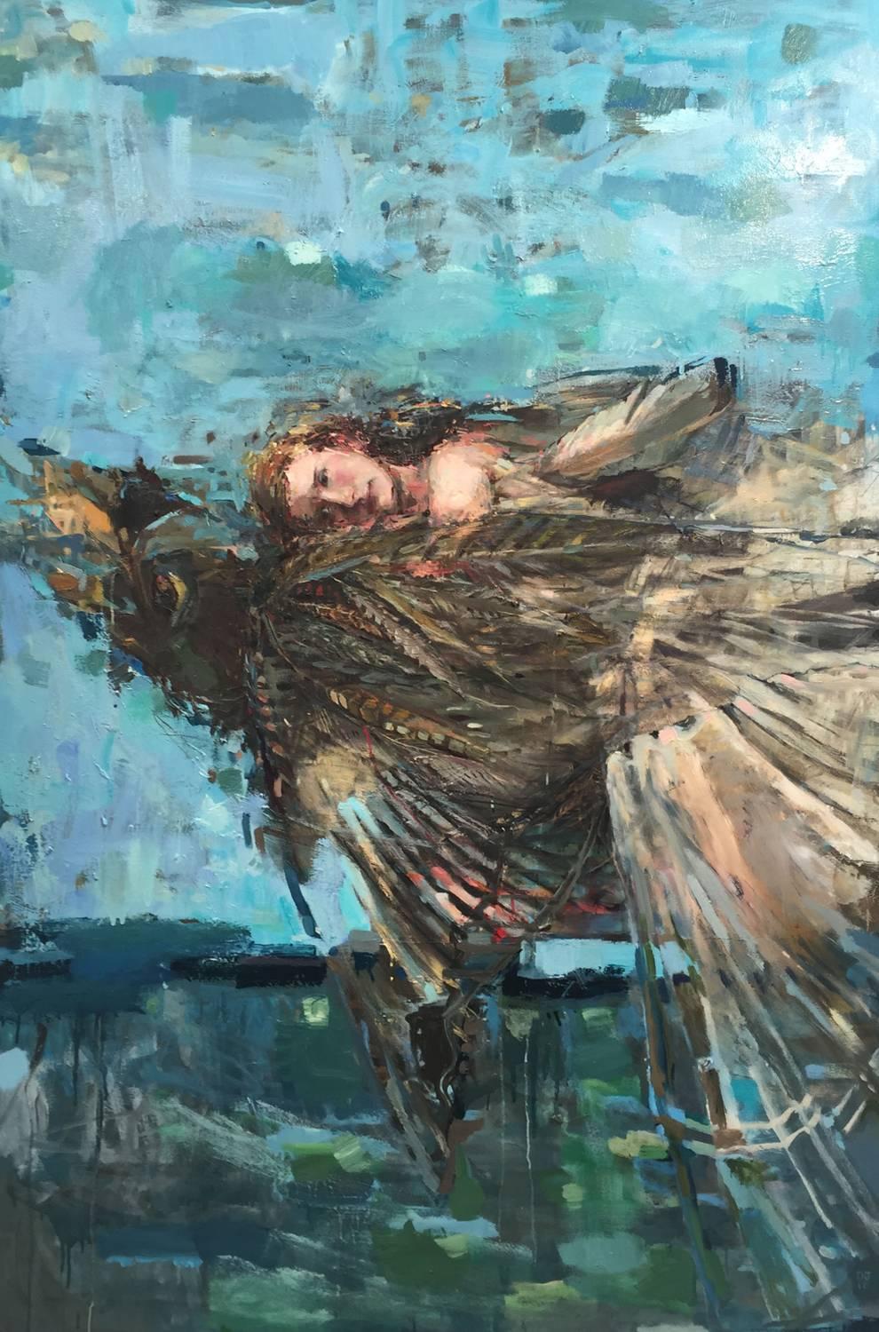 Abstract Painting di Devorah Jacoby - Migrazioni