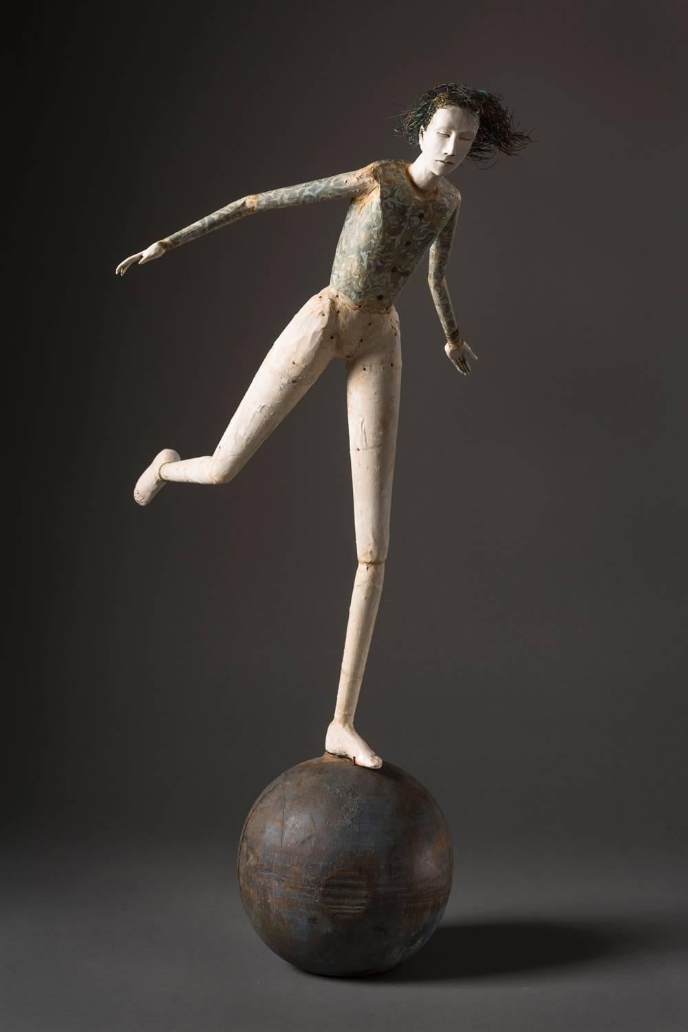 Cathy Rose Figurative Sculpture - Out of Hand