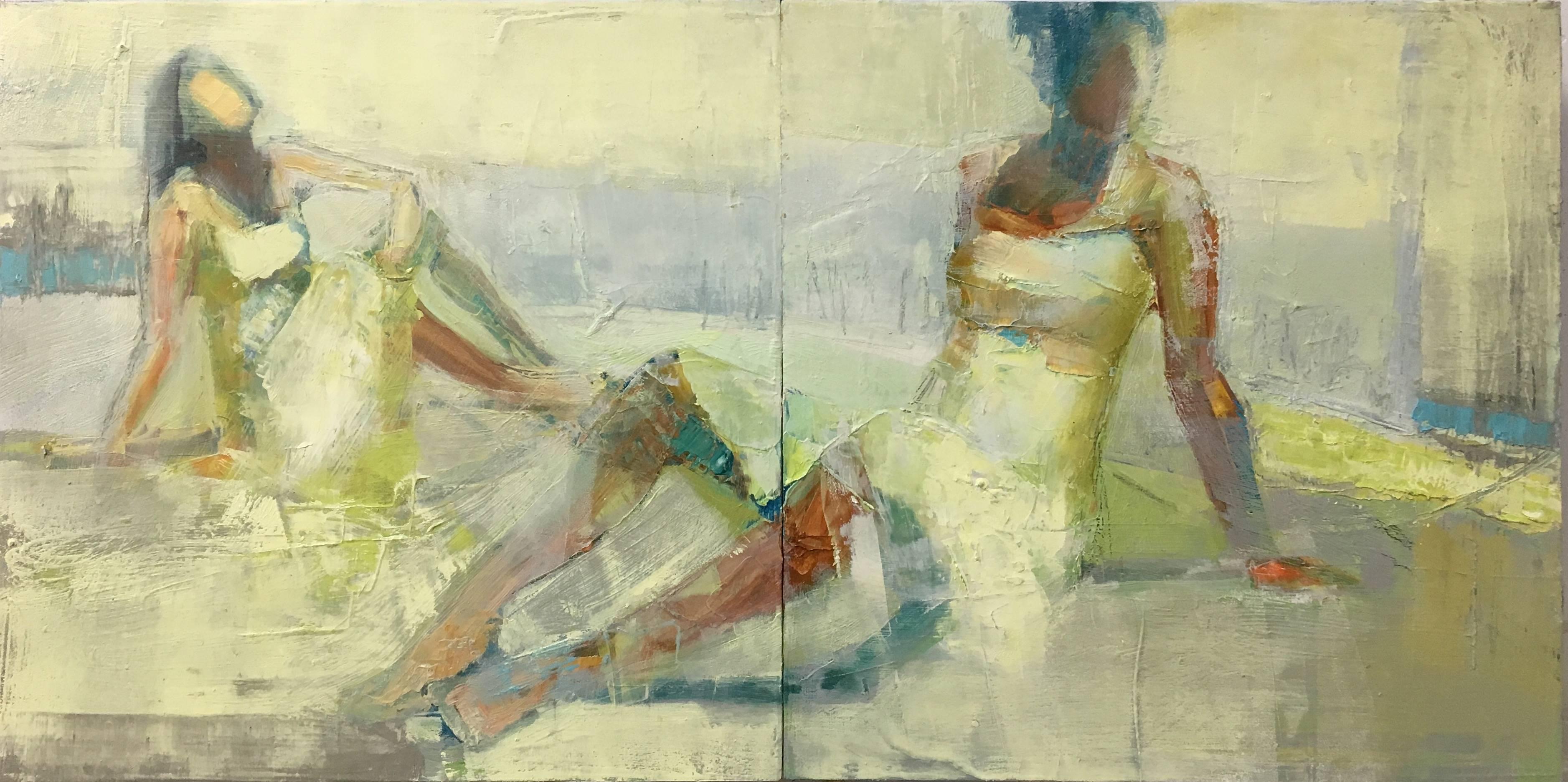 Figurative Painting di Melinda Cootsona - Ondata di calore