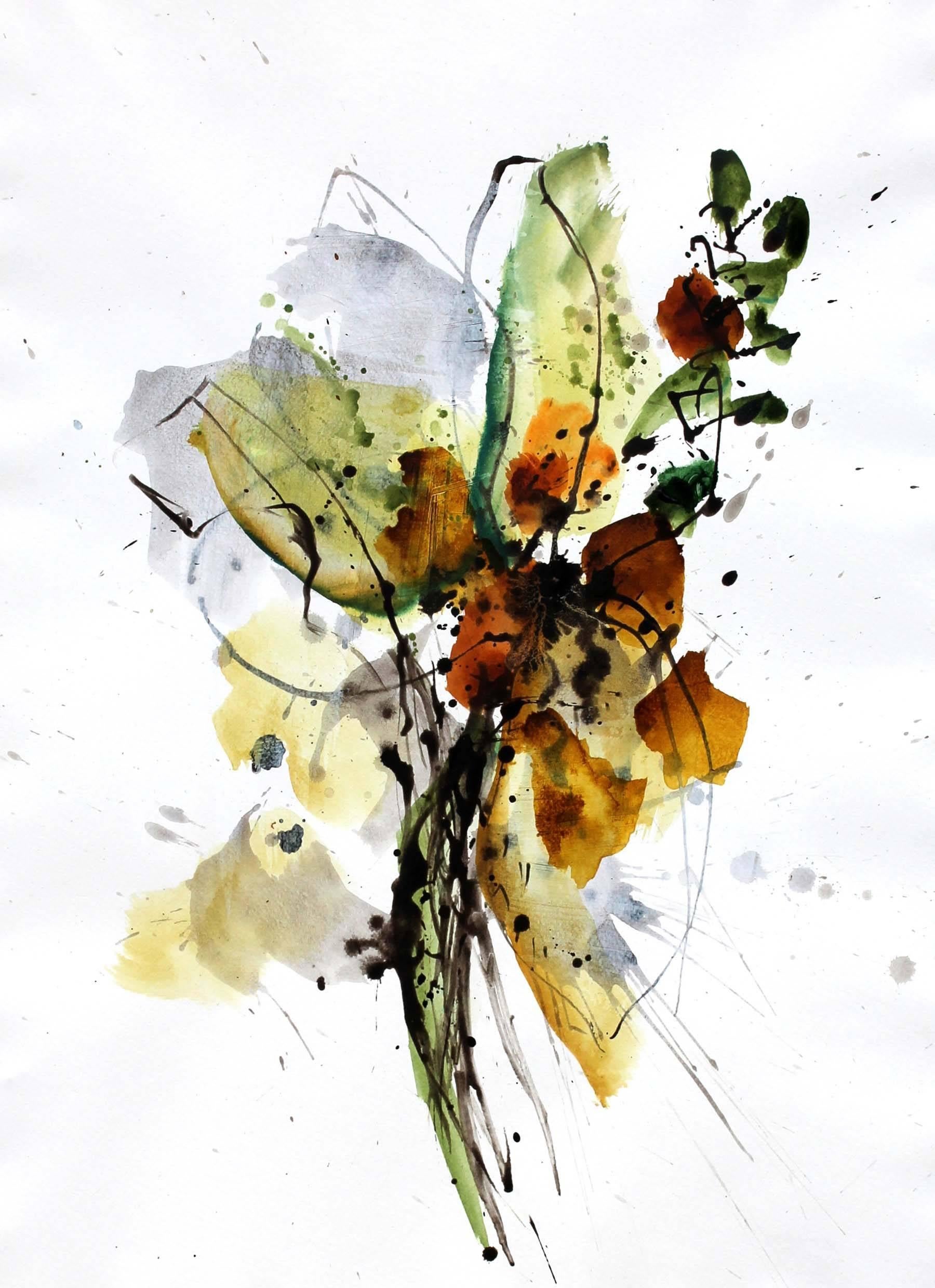 Allison Stewart Abstract Painting - My Wild Garden #73