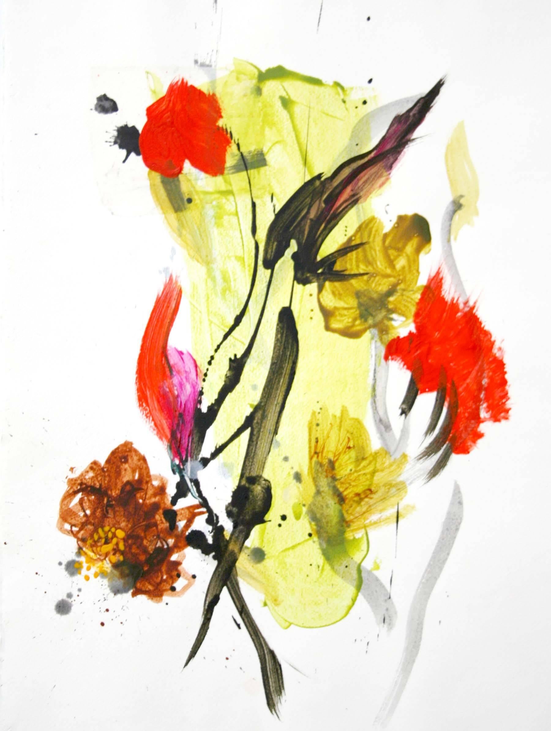 Allison Stewart Abstract Painting - My Wild Garden #120