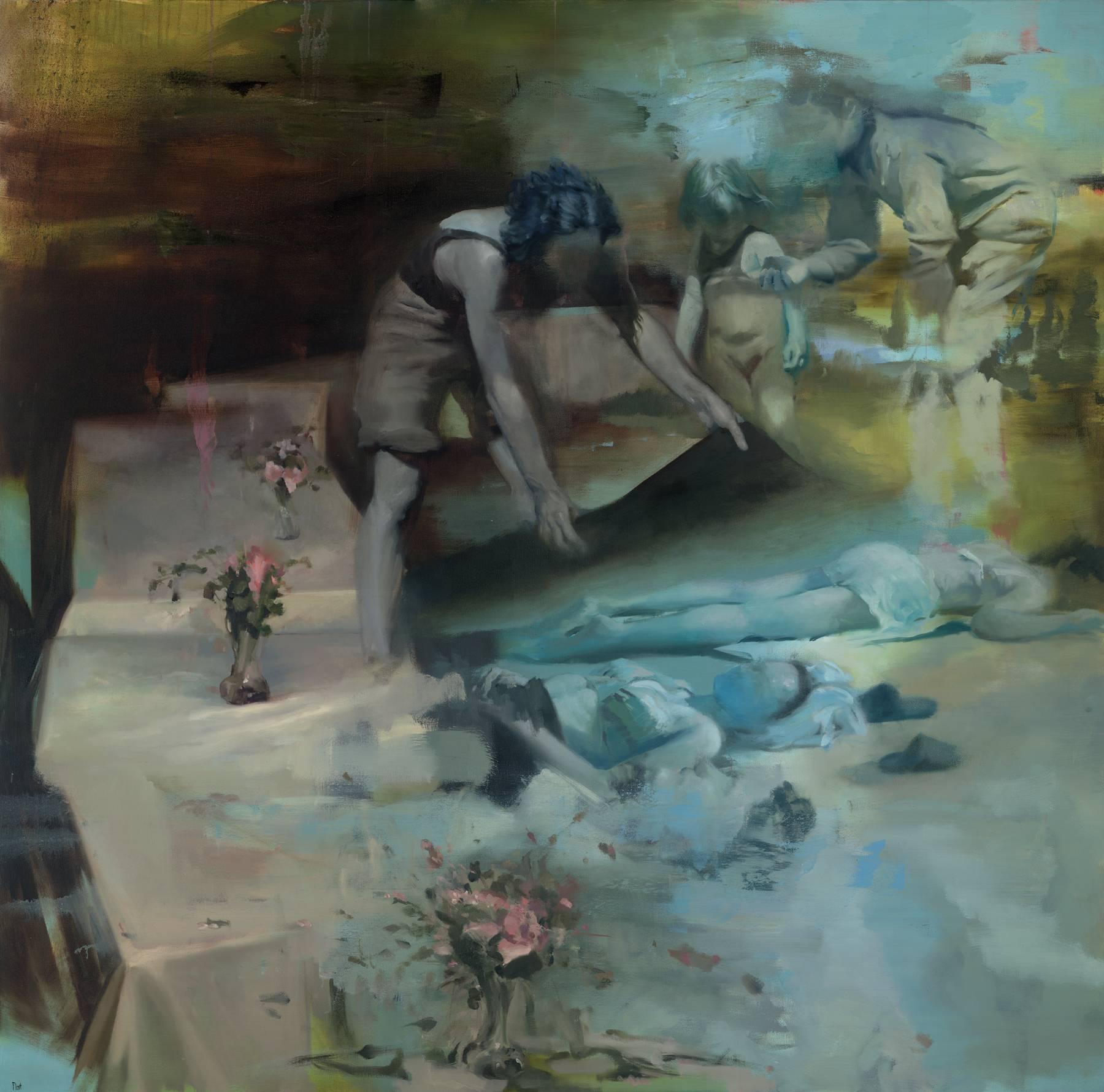 Joshua Flint Figurative Painting - The World Between