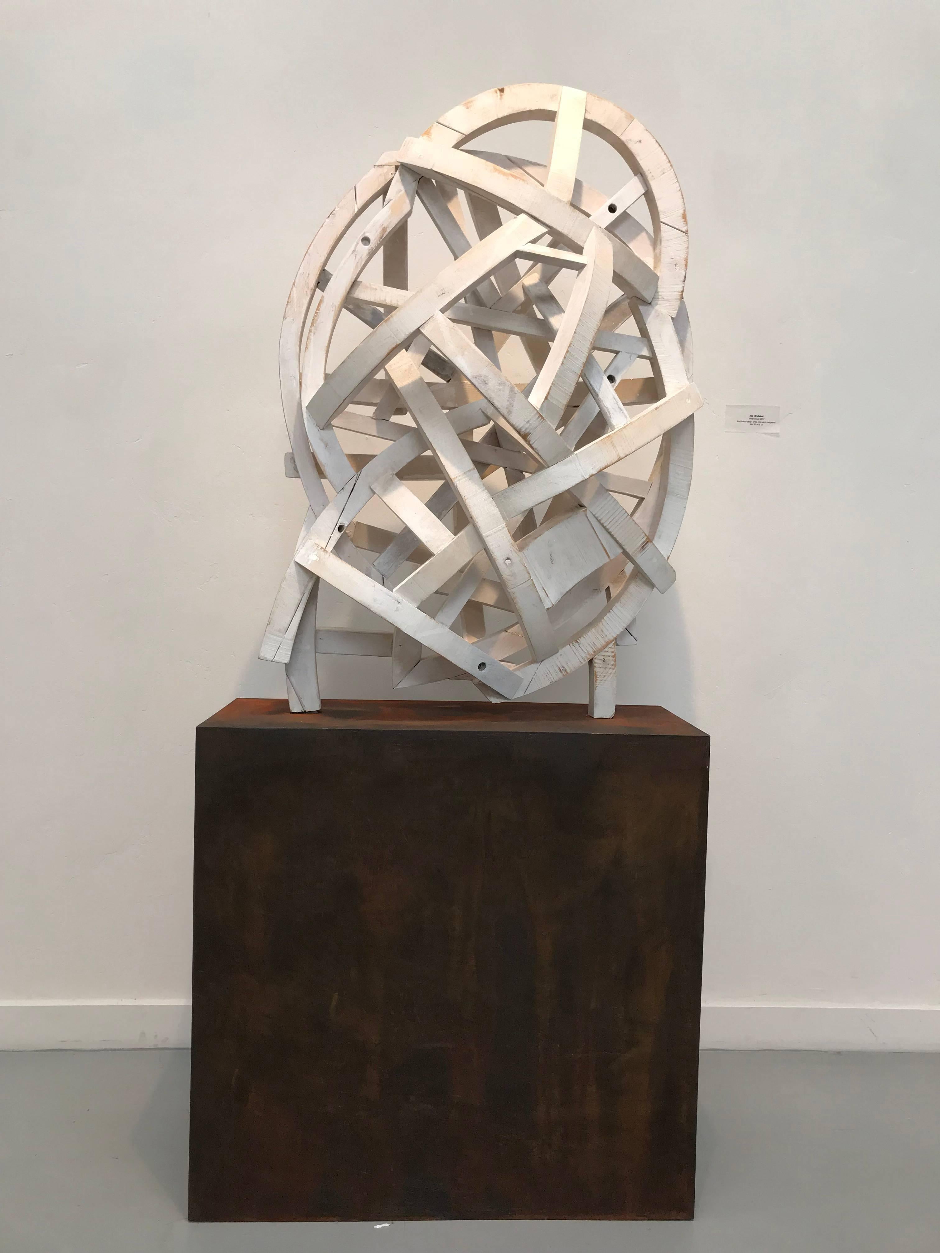 Joe Brubaker Abstract Sculpture - White Cloud