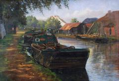 Barges on a Canal