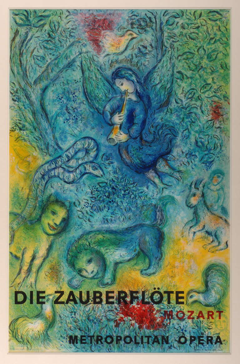 Marc Chagall Abstract Print - The Magic Flute