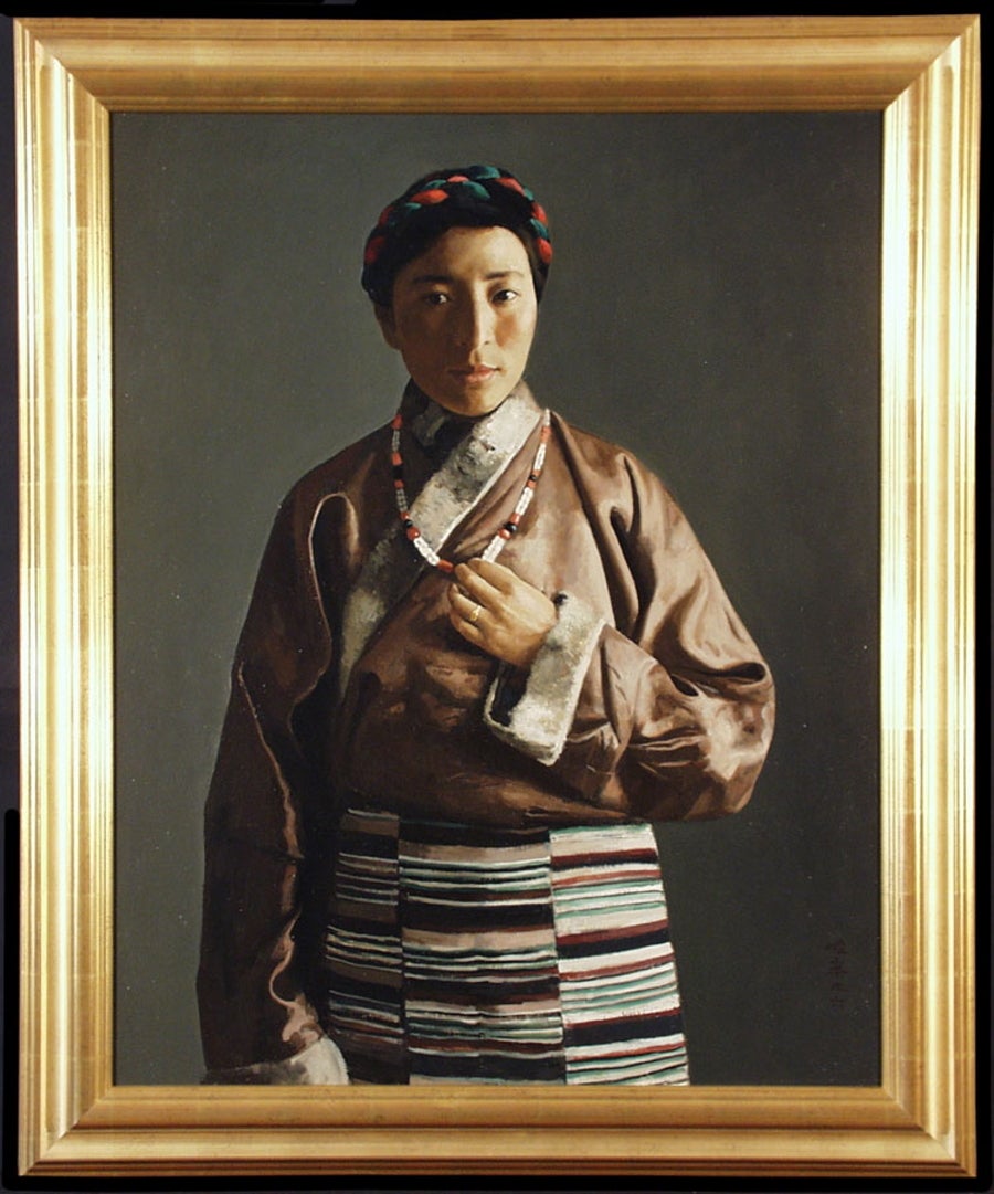 Noble Woman - Painting by Xu Weixin
