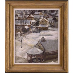 Dorf Im Winter 11
