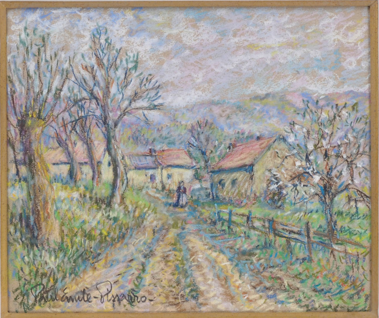 Paul Emile Pissarro Landscape Painting - On the Path