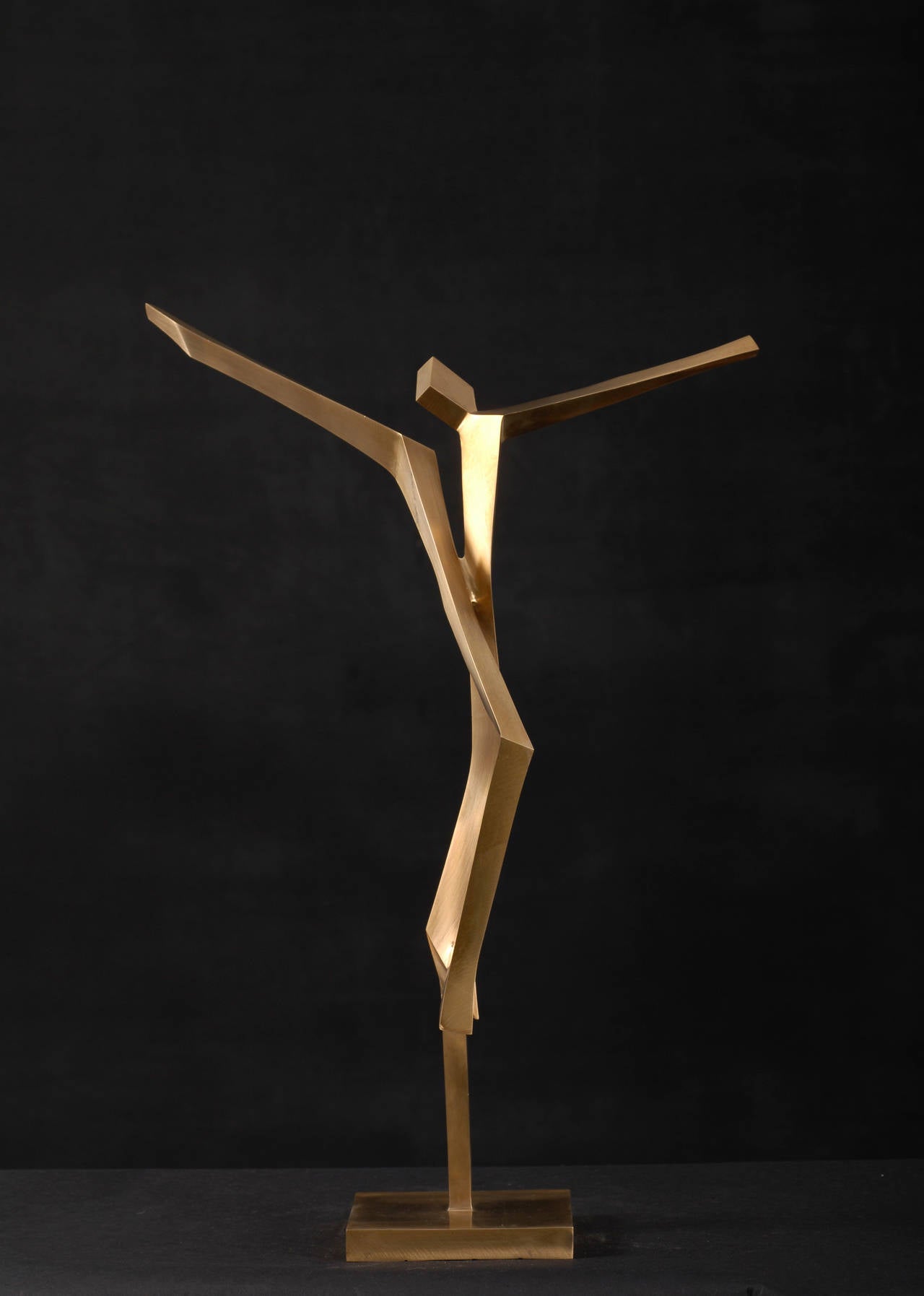 Oskar Hofinger Abstract Sculpture - Cosmic Christ
