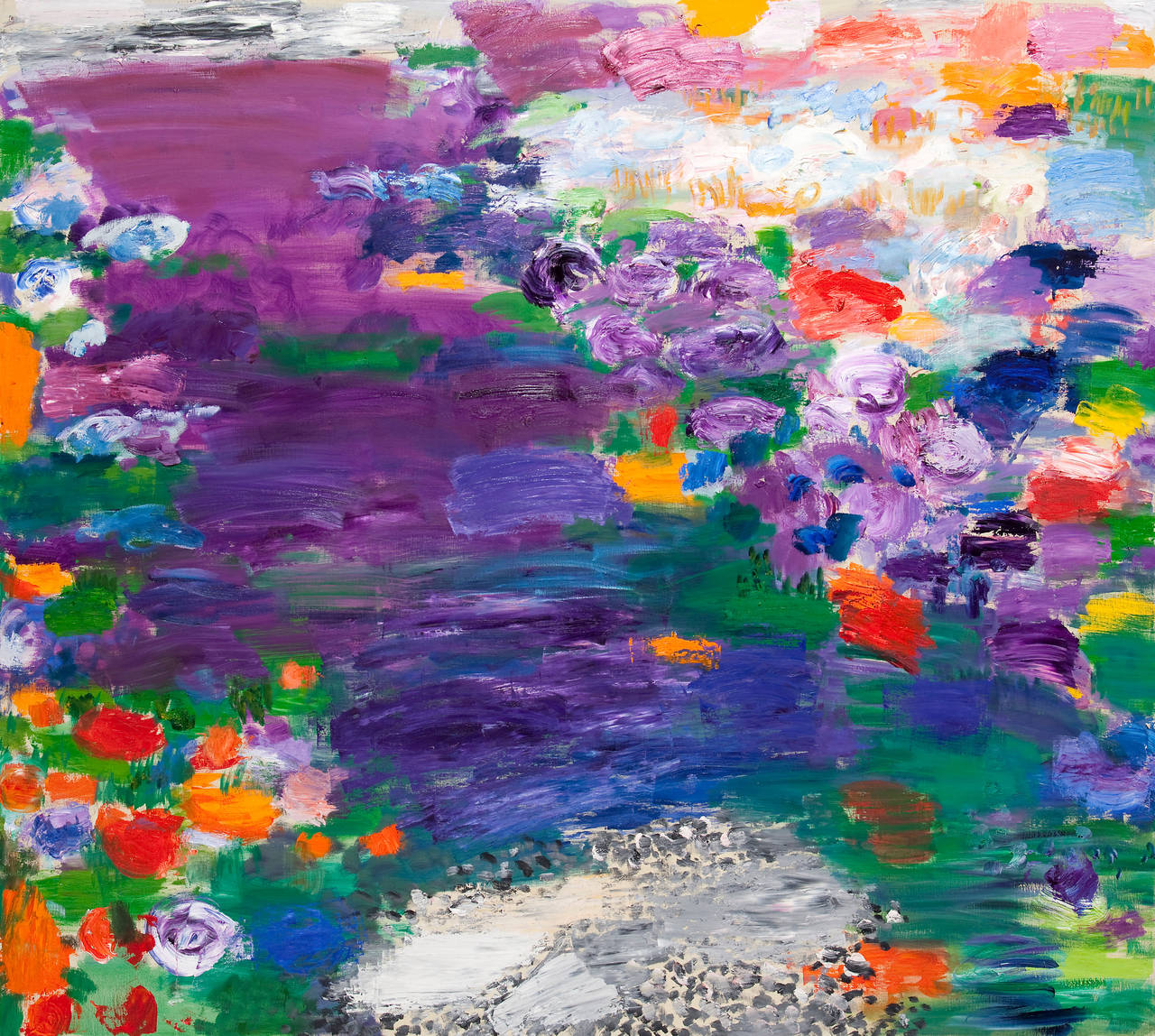 Willy Ramos Abstract Painting - Jardin Para Estar Juntos