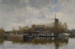 Barges at the Windmill