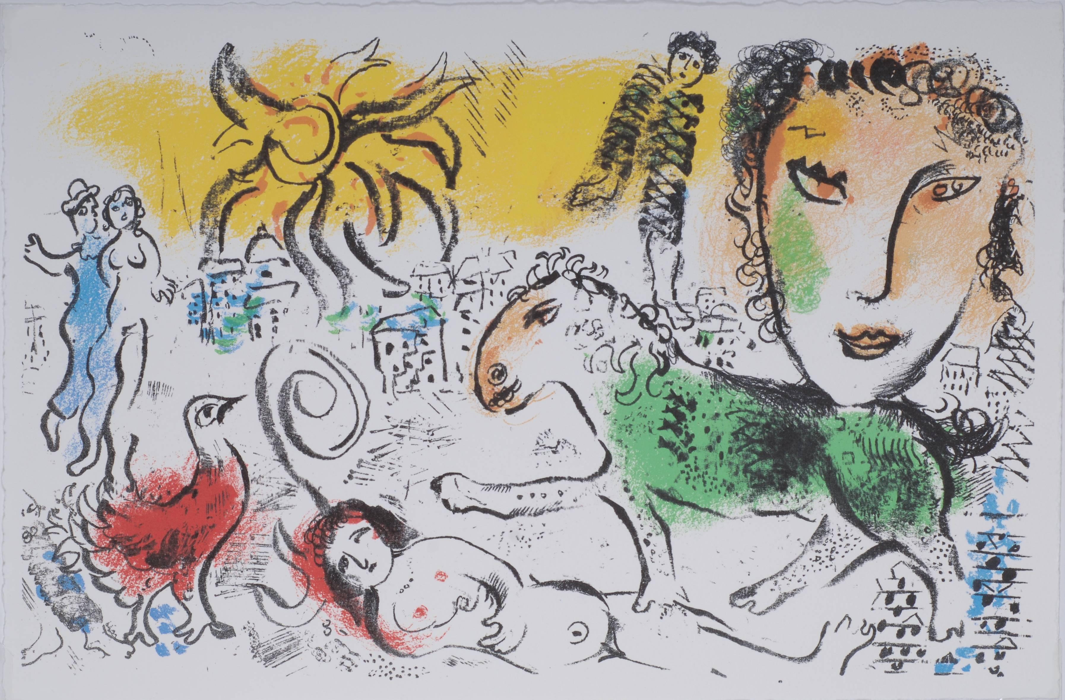 Marc Chagall Figurative Print - XX Siecle, Special Issue