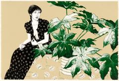 Woman with Philodendron, 1980