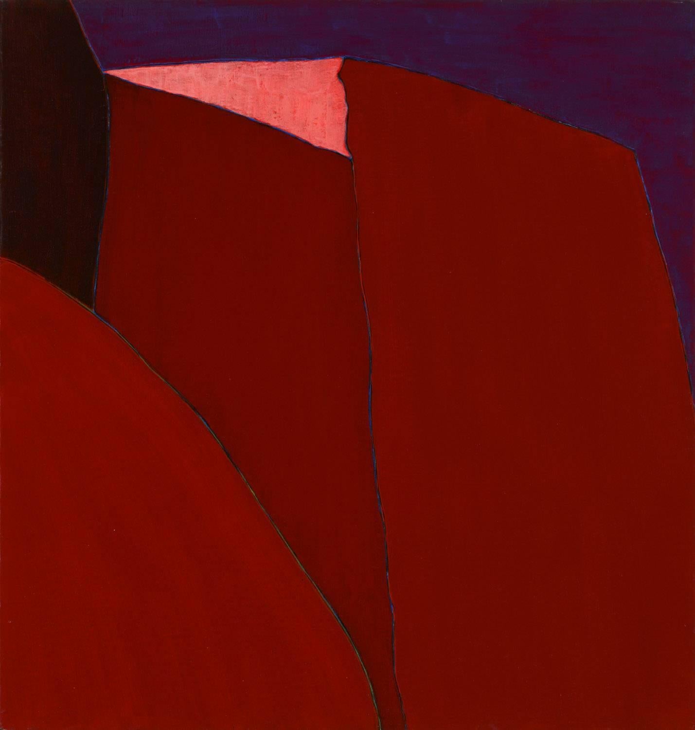 Harold Joe Waldrum Abstract Painting - Triangulo Clavel