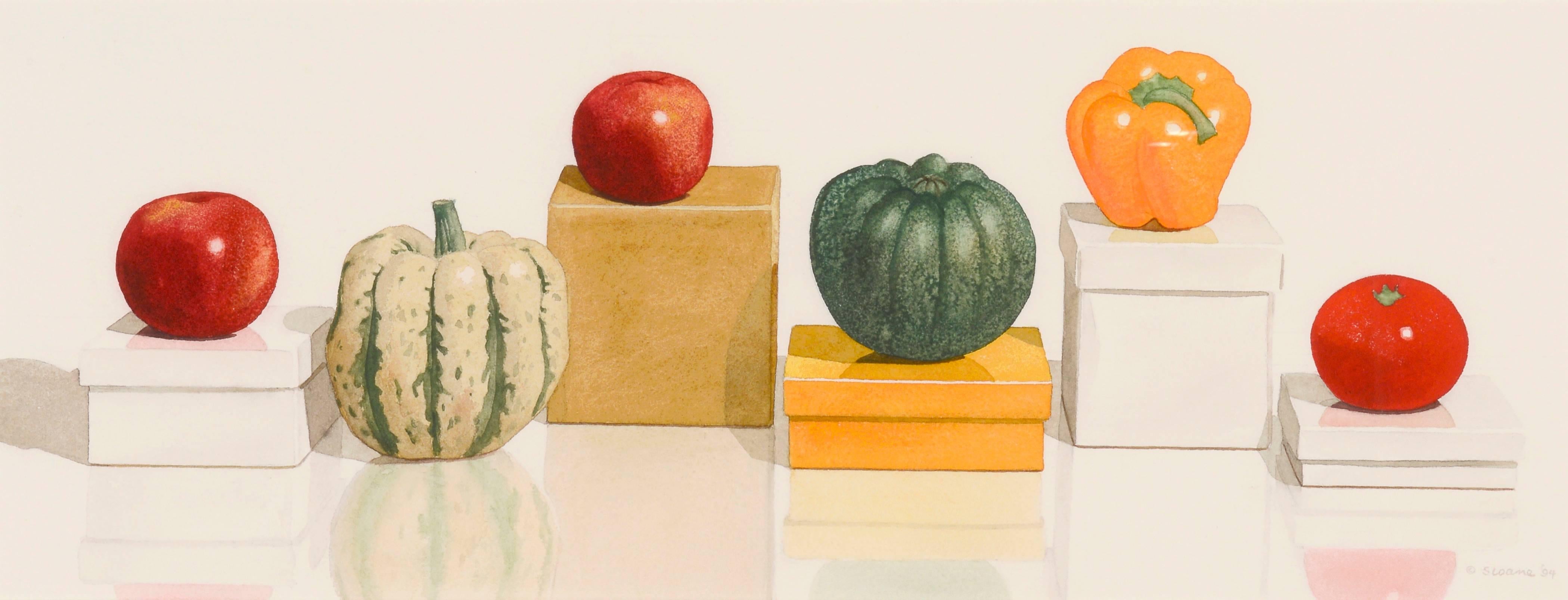 Phyllis Sloane Still-Life - Boxed Produce