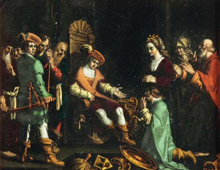 Depicting  Scipio's Dream and the Crowning of Thorns