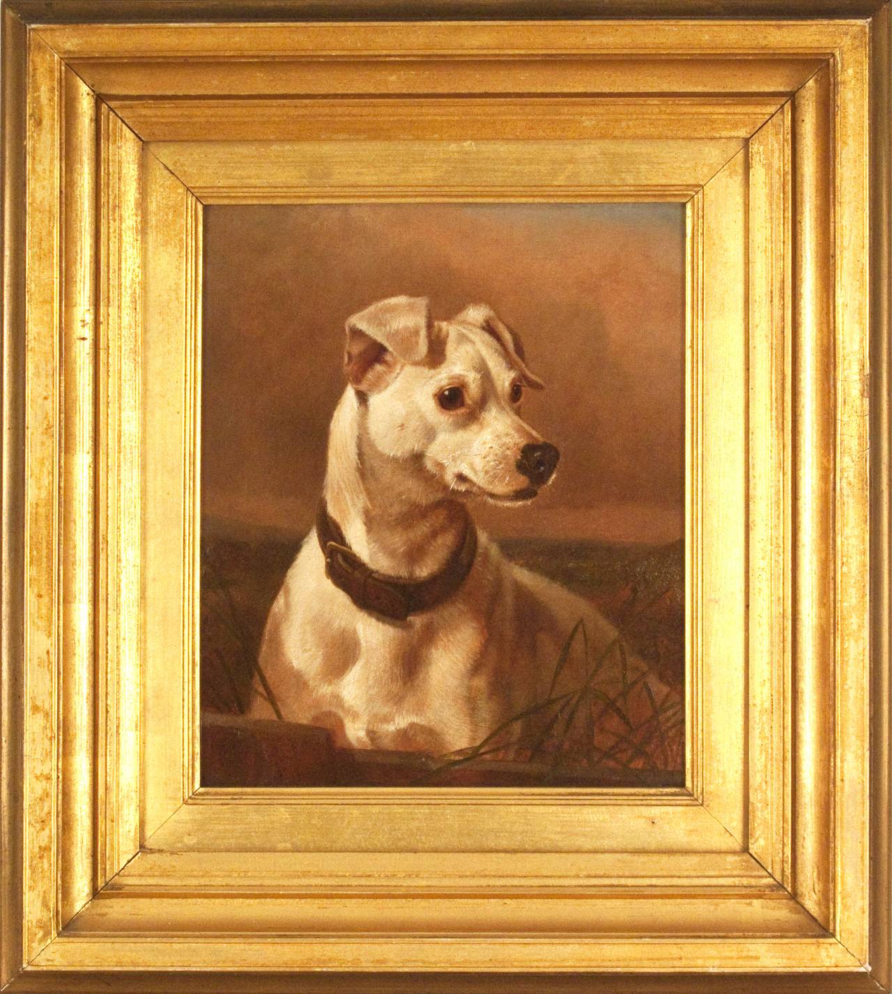 William Osborne Animal Painting - Ready to Go, Dog
