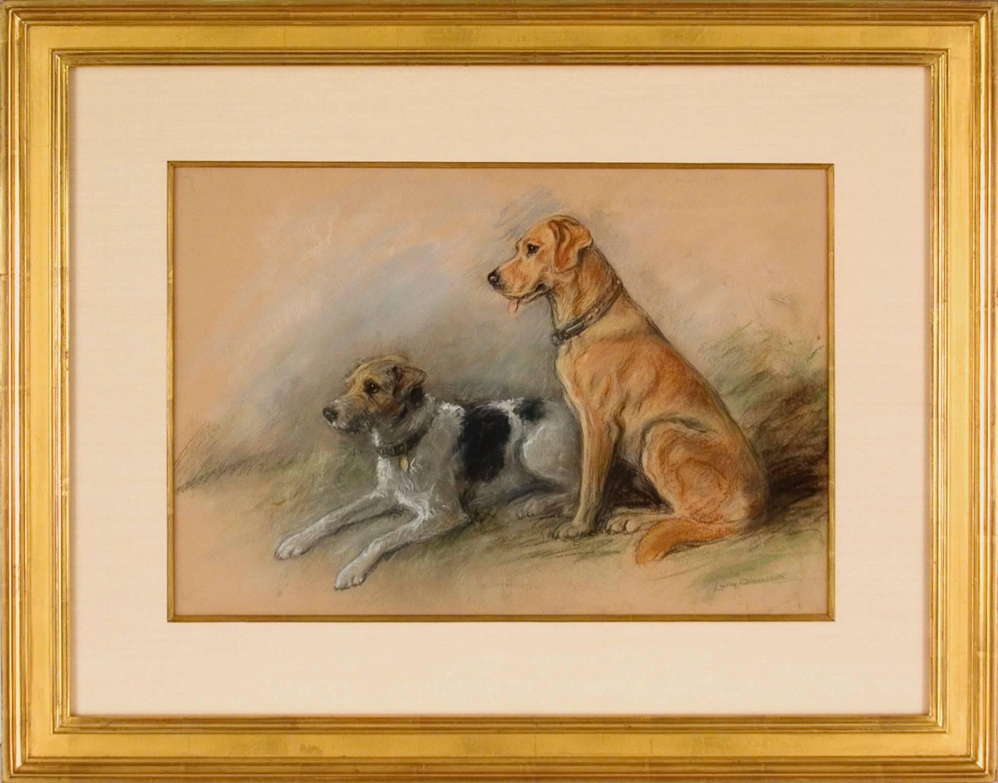 Lucy Dawson Animal Painting - Best Friends
