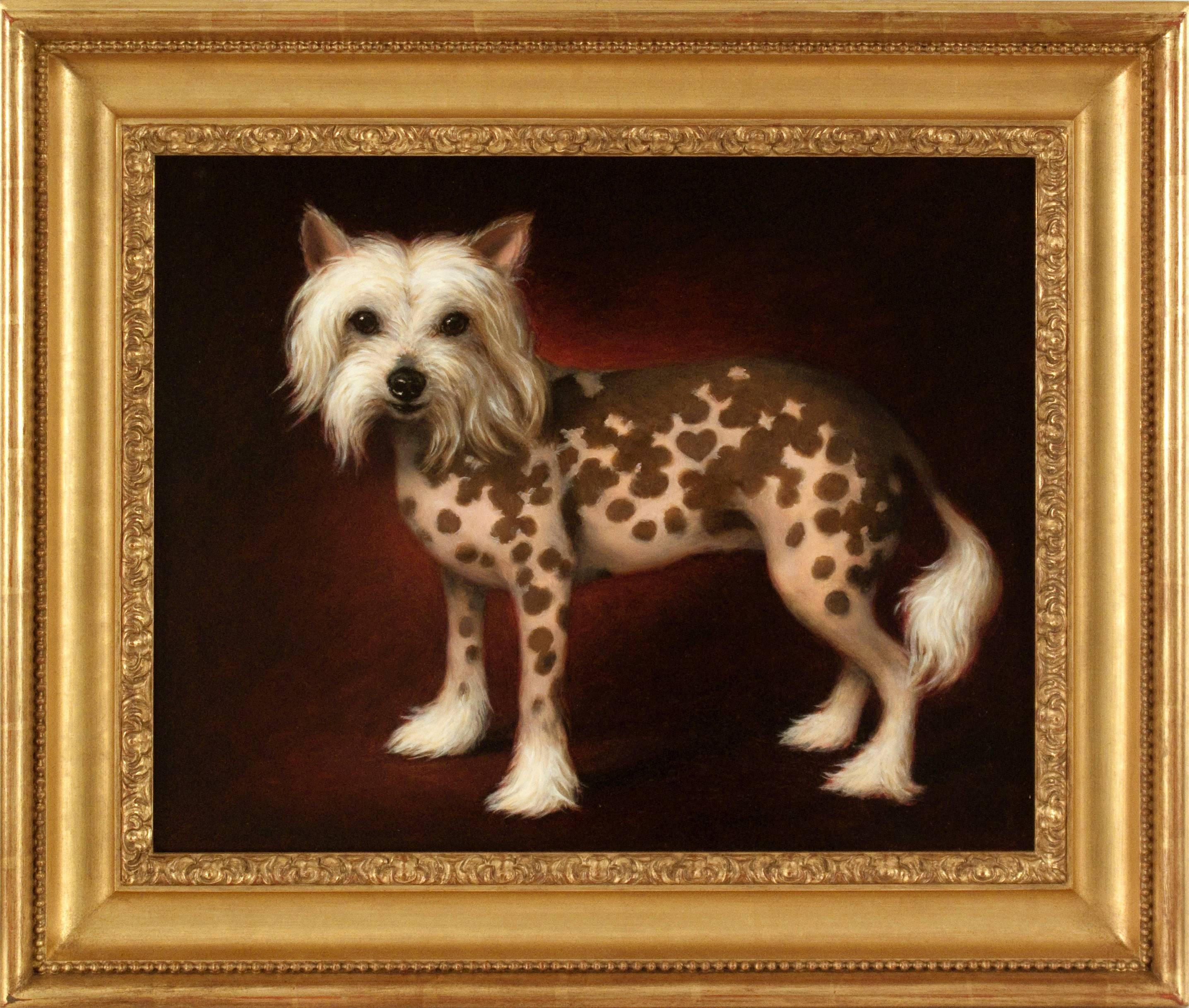 Christine Merrill Animal Painting - Chinese Crested, 1990