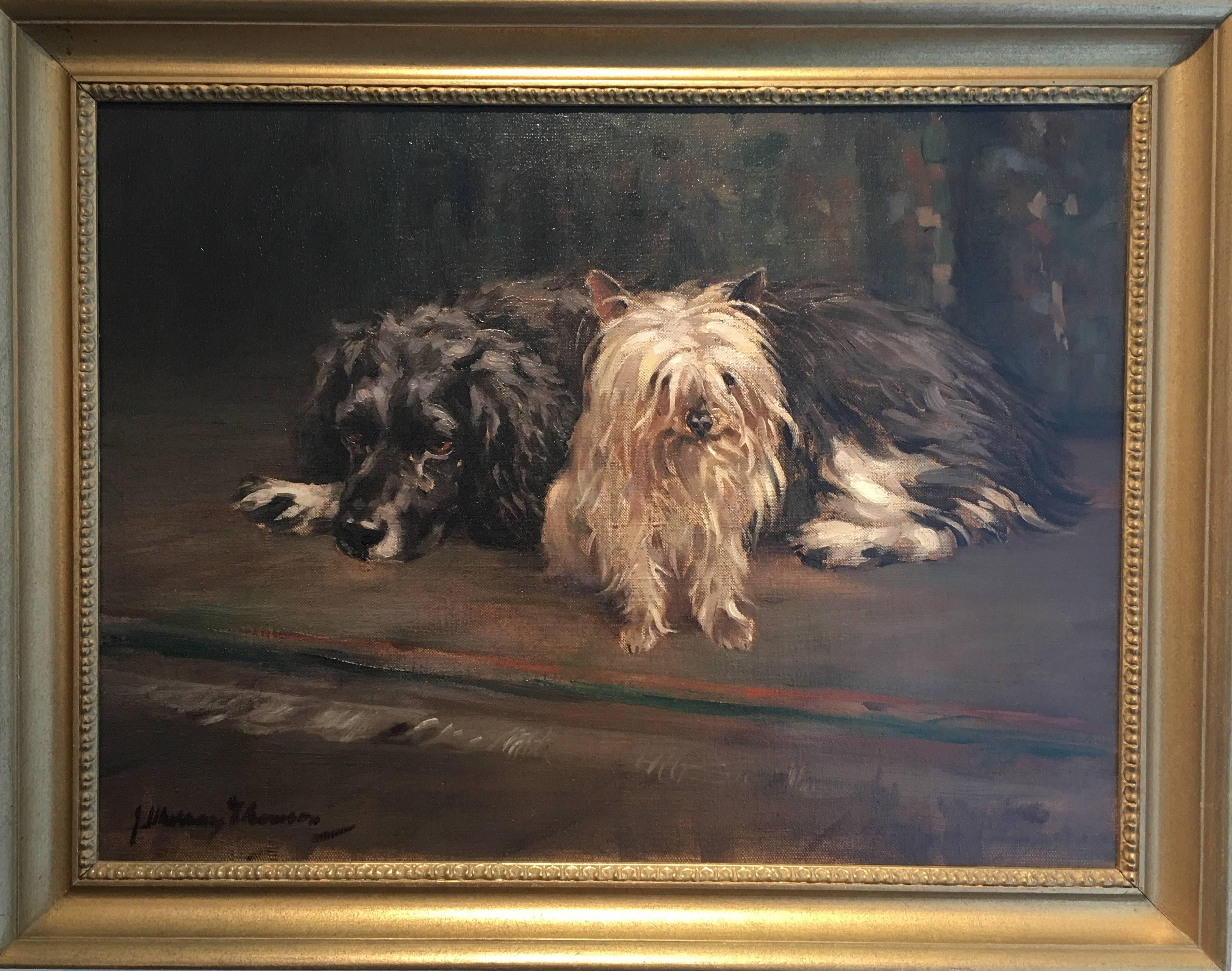 John Murray Thomson Animal Painting - Best Friends
